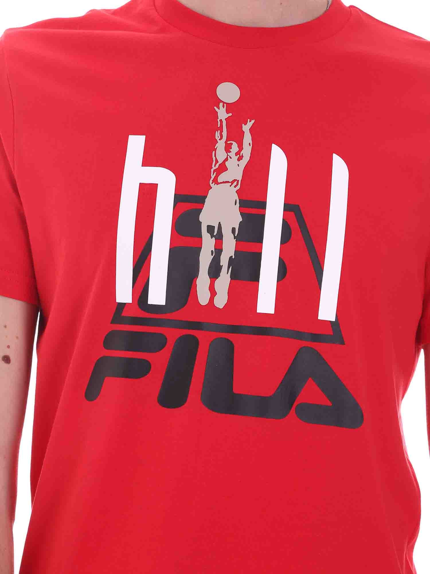 T-shirt Rosso Fila