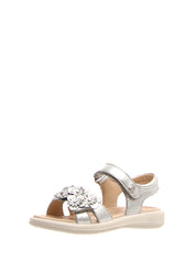 Sandali con strappi Argentato Naturino