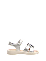 Sandali con strappi Argentato Naturino