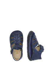 Sandali con strappi Blu Falcotto