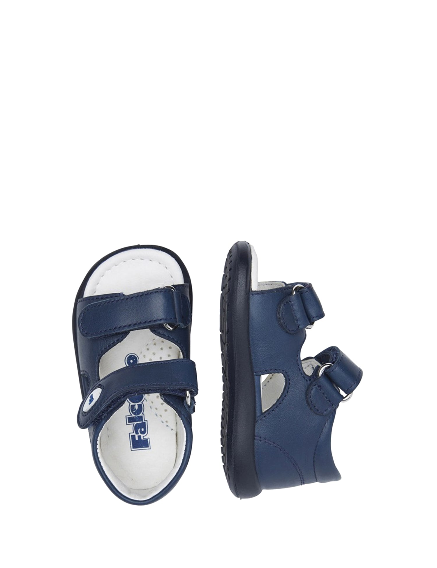 Sandali con strappi Blu Falcotto