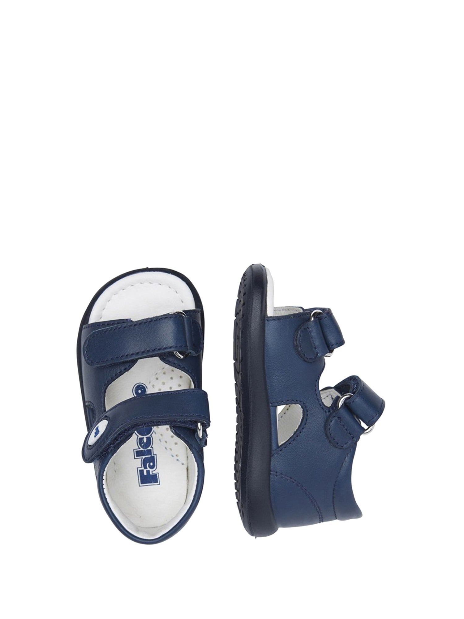 Sandali con strappi Blu Falcotto