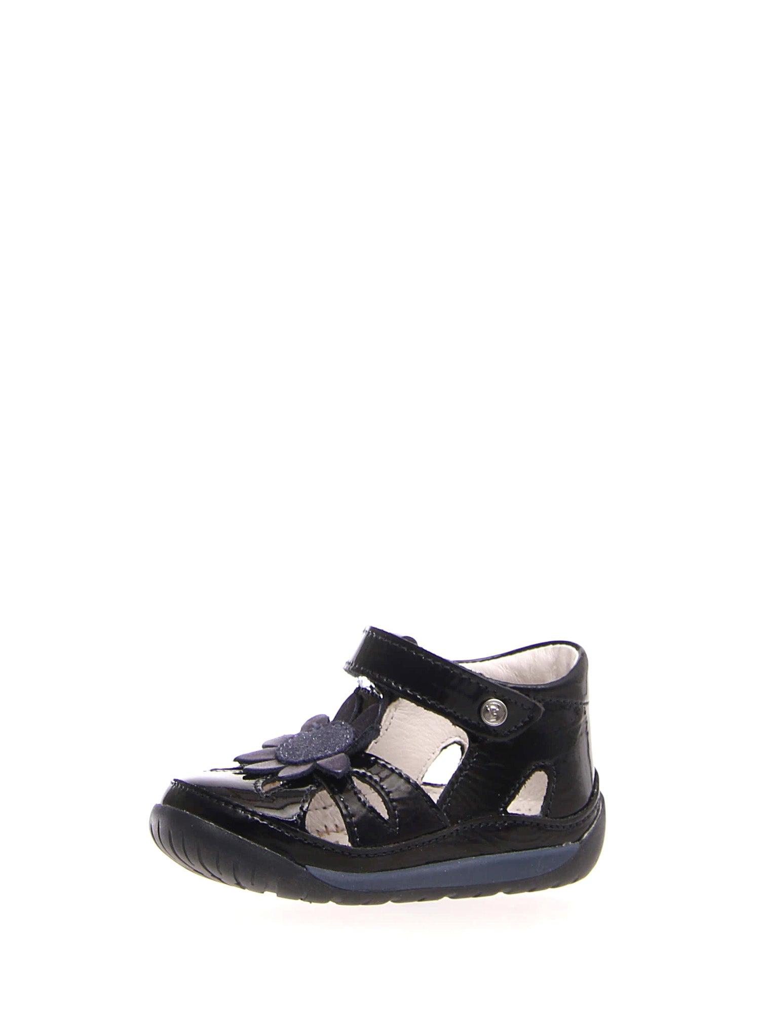 Sandali con strappi Nero Falcotto