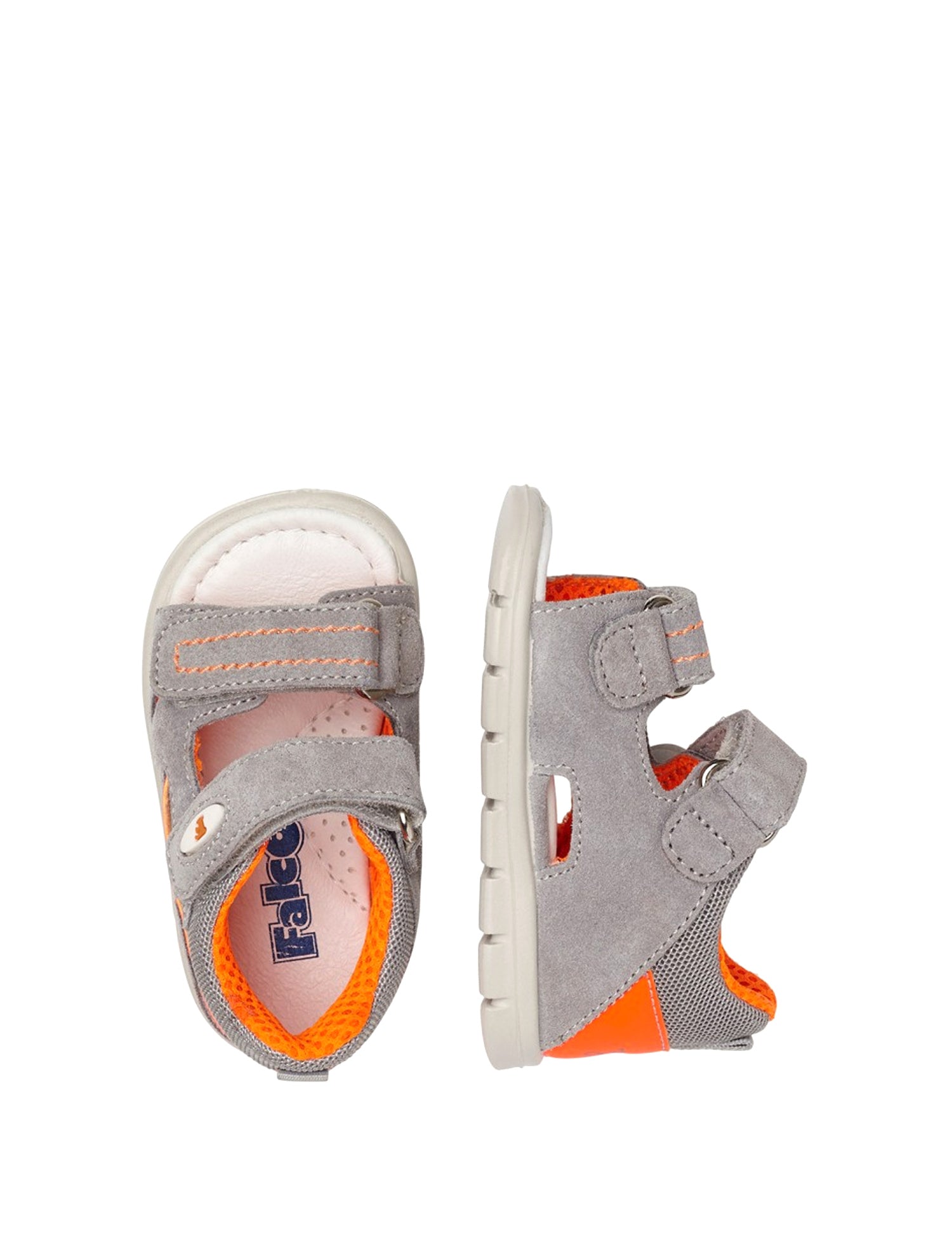 Sandali con strappi Grigio Falcotto