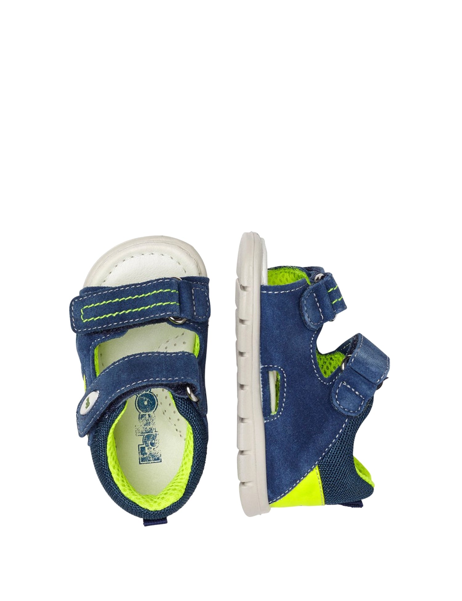 Sandali con strappi Blu Falcotto