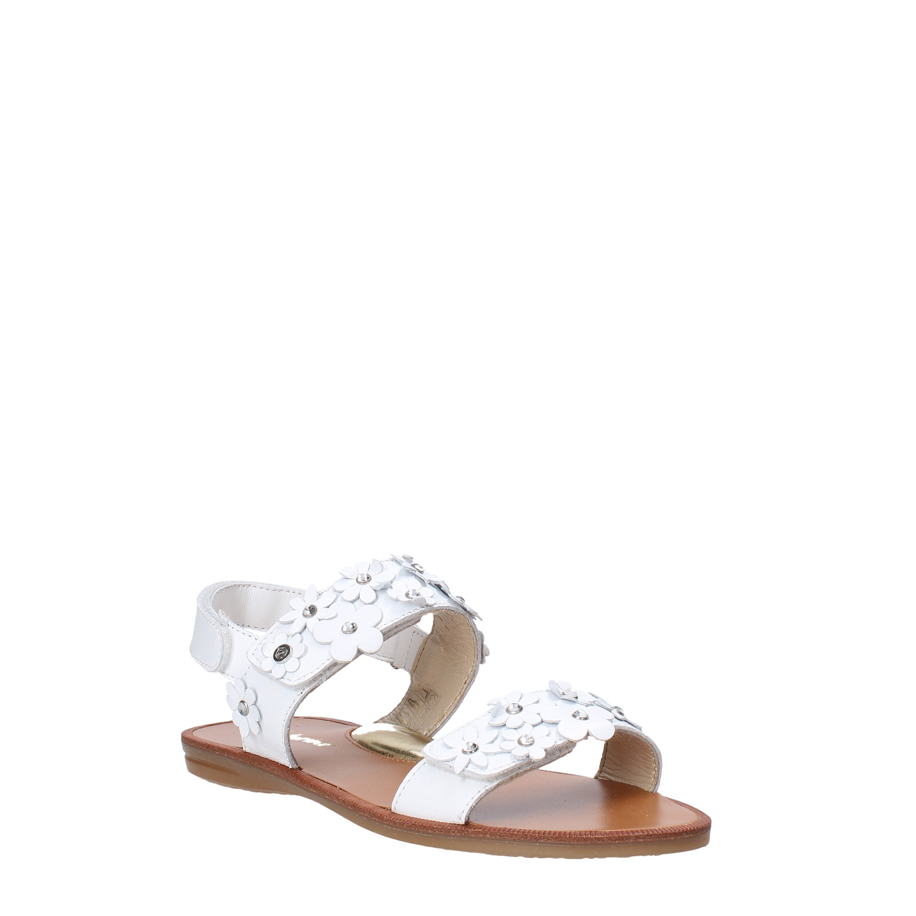 Sandali con strappi Bianco Naturino