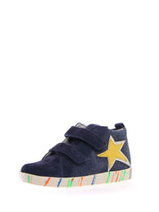 Sandali con strappi Blu Falcotto