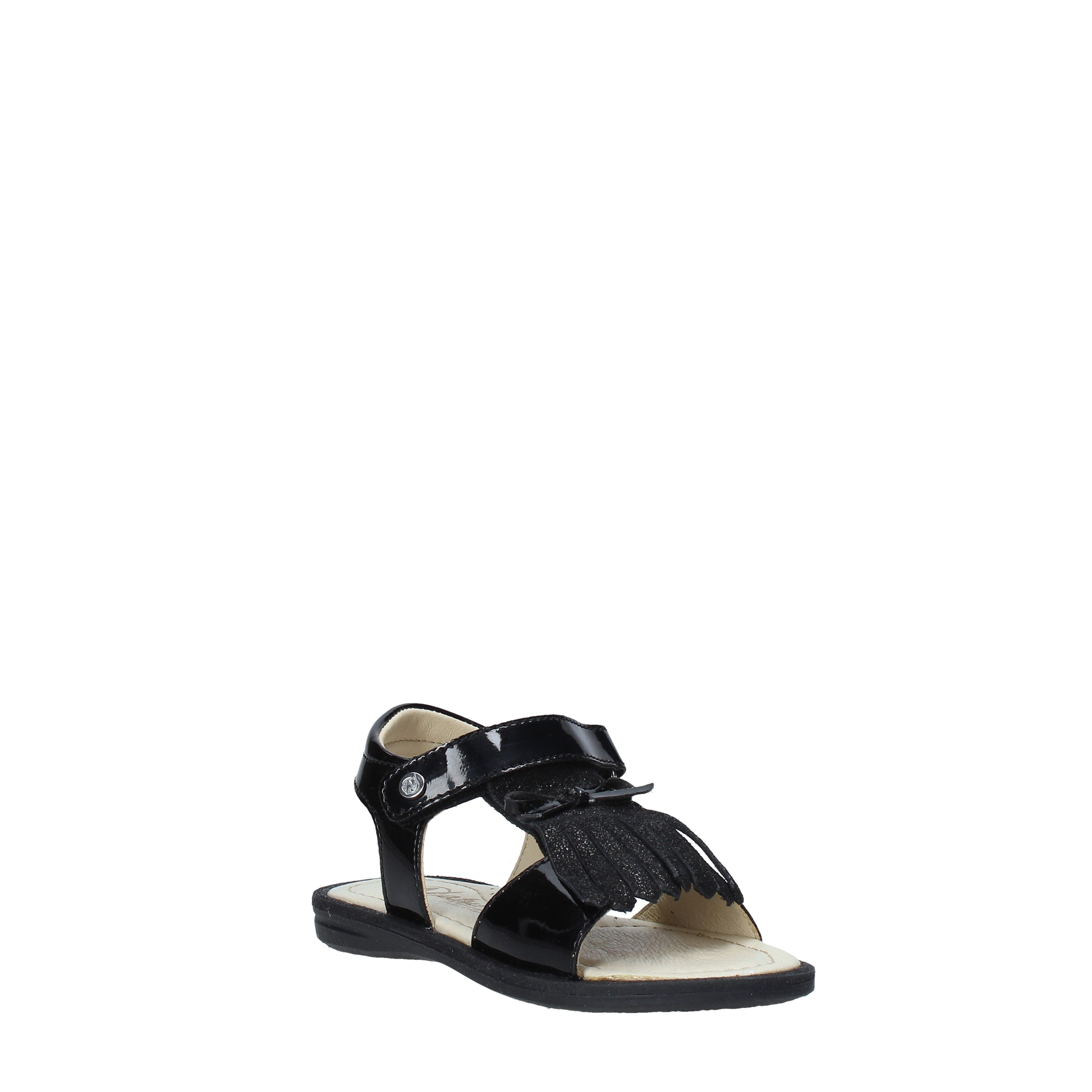 Sandali con strappi Nero Naturino