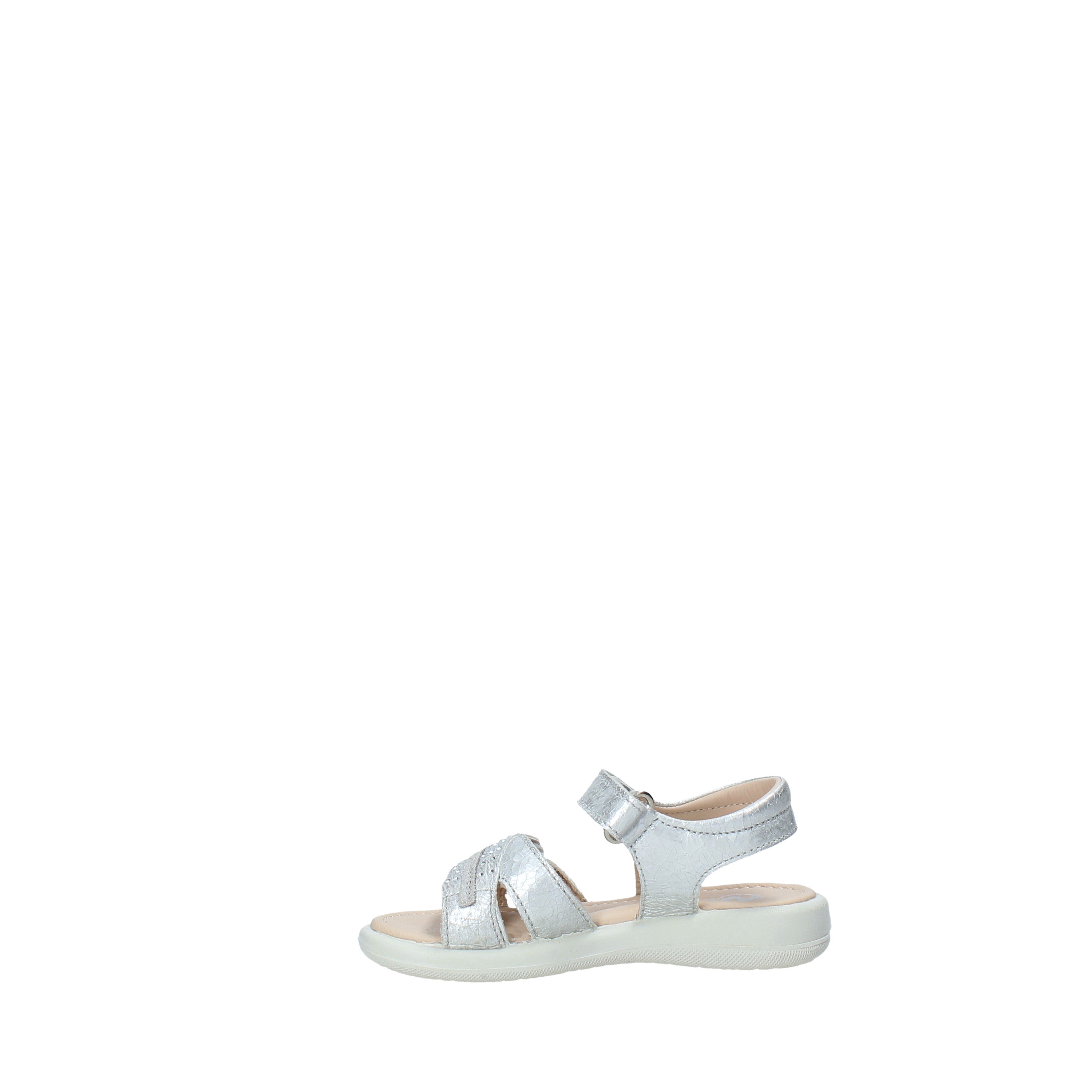 Sandali con strappi Argentato Naturino