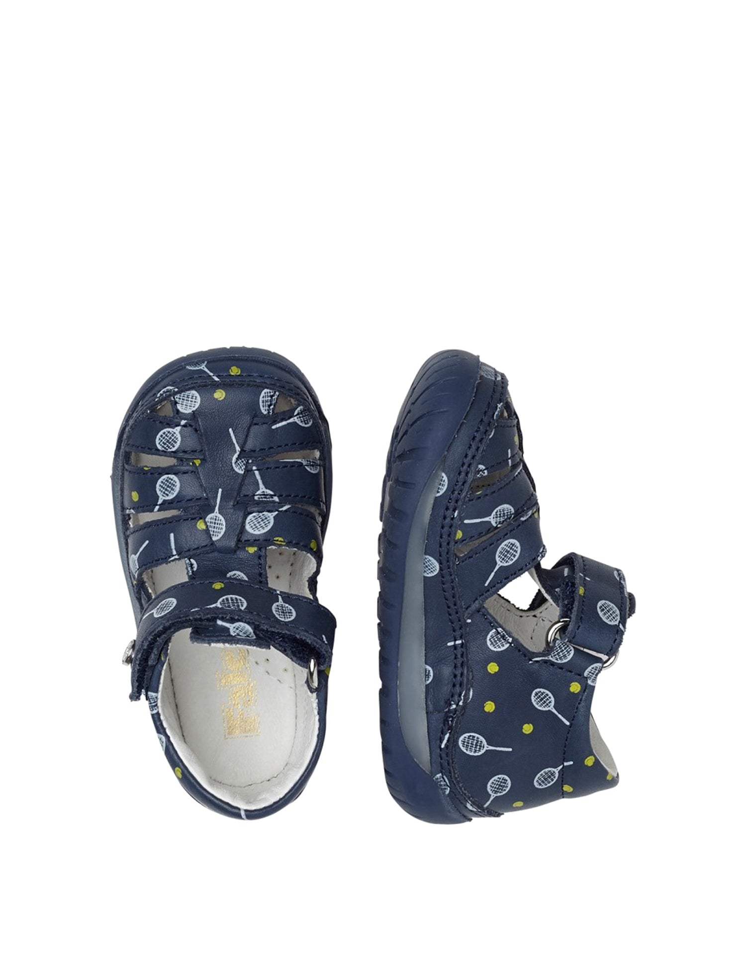 Sandali con strappi Blu Falcotto