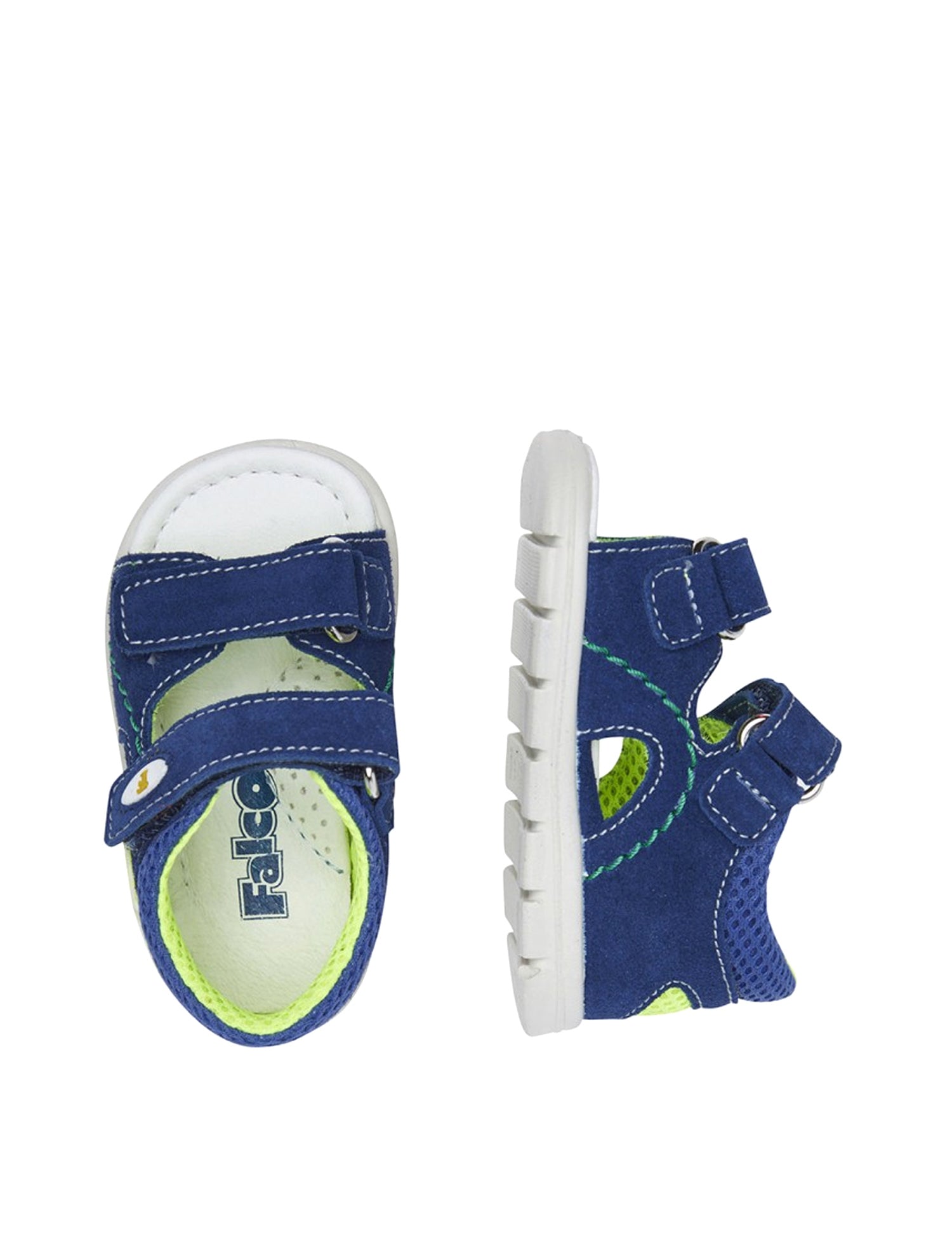 Sandali con strappi Blu Falcotto