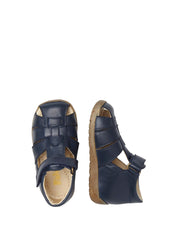 Sandali con strappi Blu Navy Falcotto