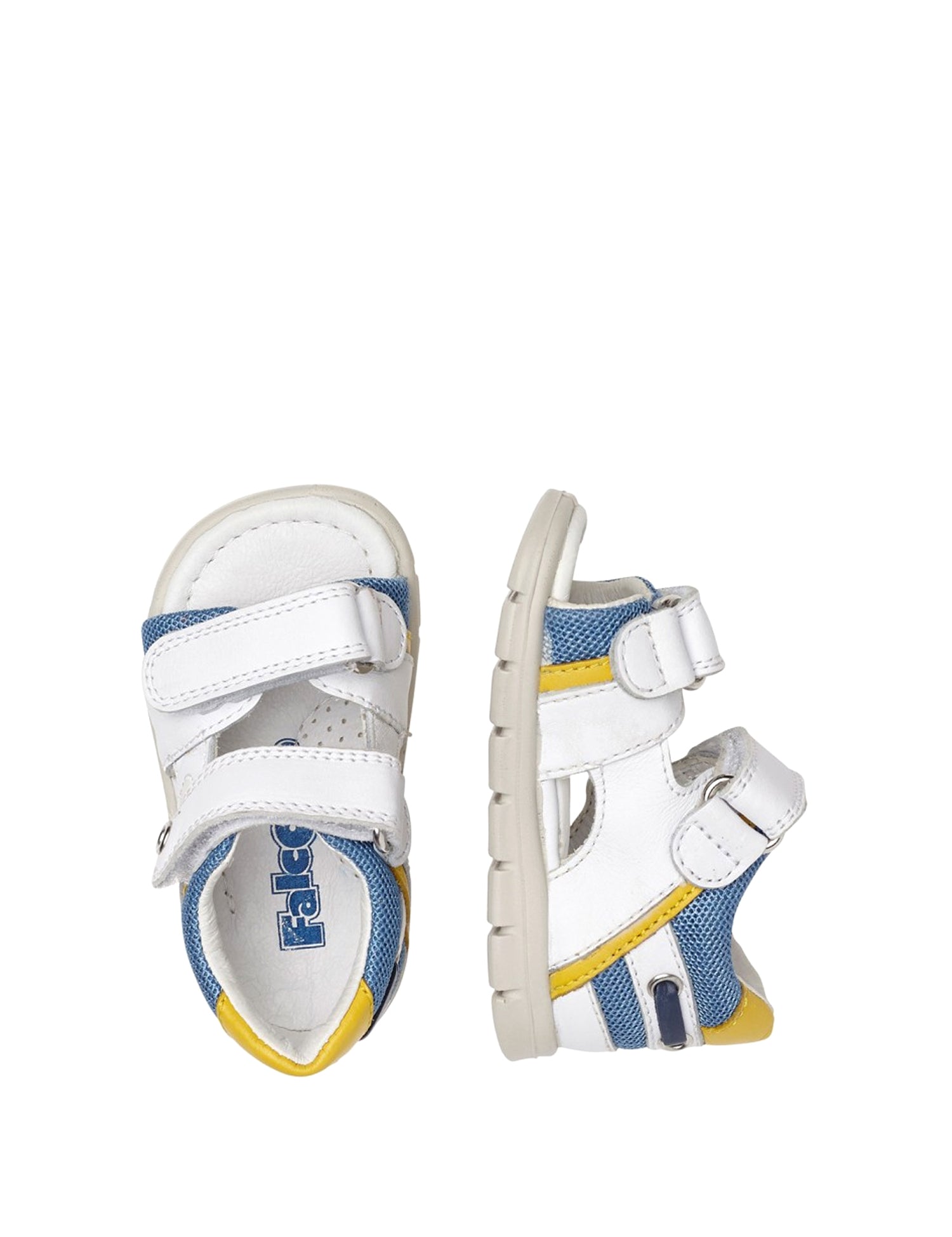 Sandali con strappi Bianco Falcotto