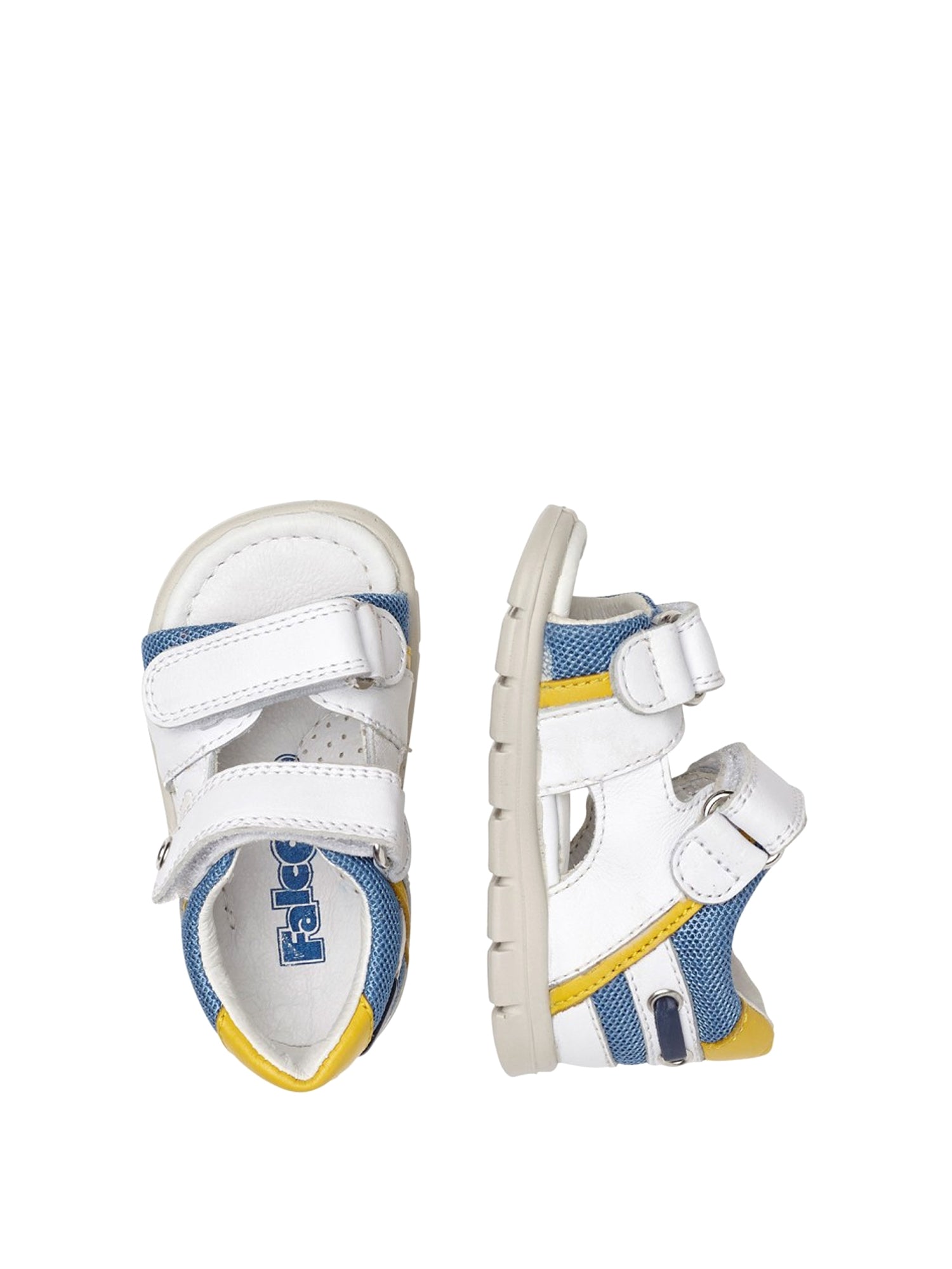 Sandali con strappi Bianco Falcotto