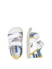 Sandali con strappi Bianco Falcotto