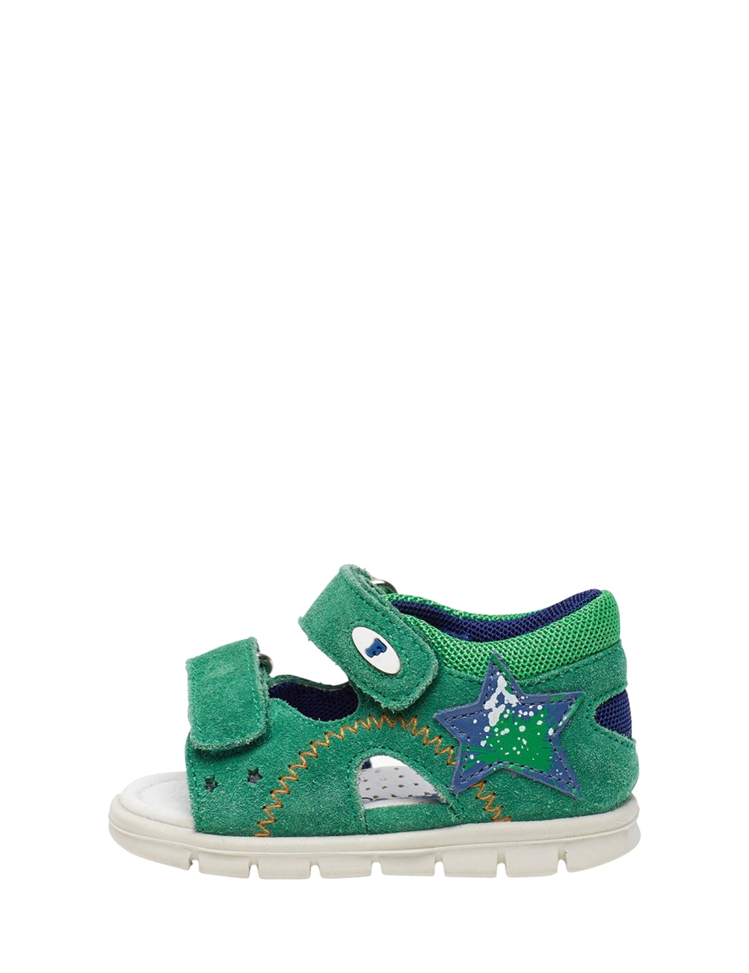 Sandali con strappi Verde Falcotto