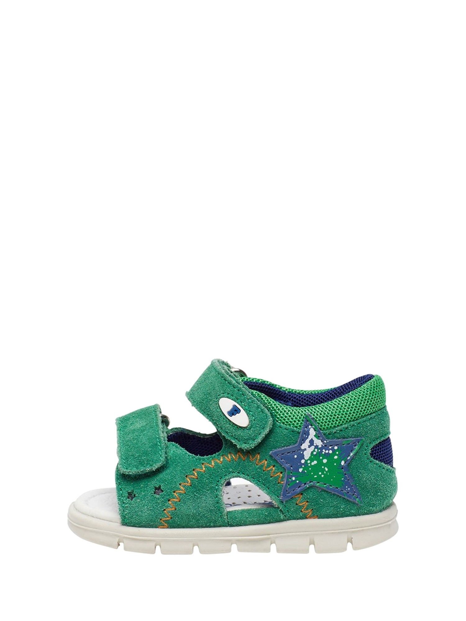 Sandali con strappi Verde Falcotto