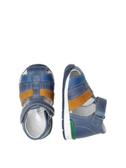 Sandali con strappi Blu Falcotto