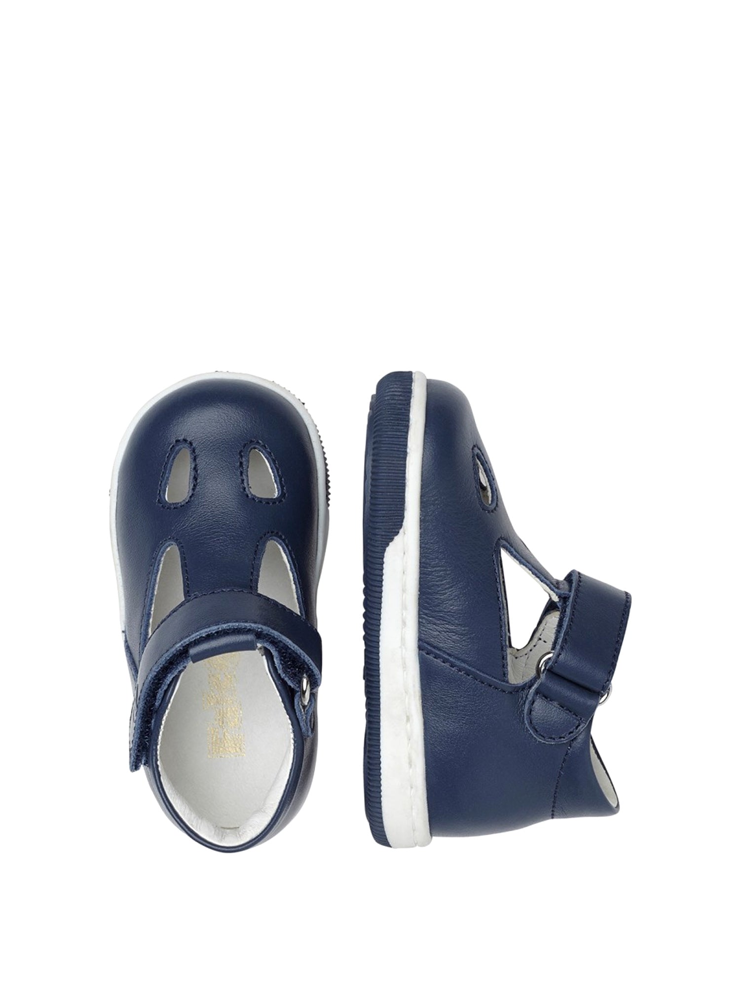 Sandali con strappi Blu Falcotto