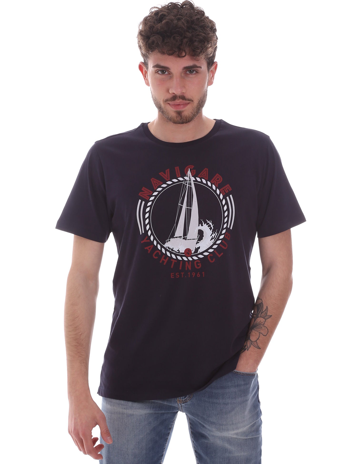 T-shirt Blu Navigare