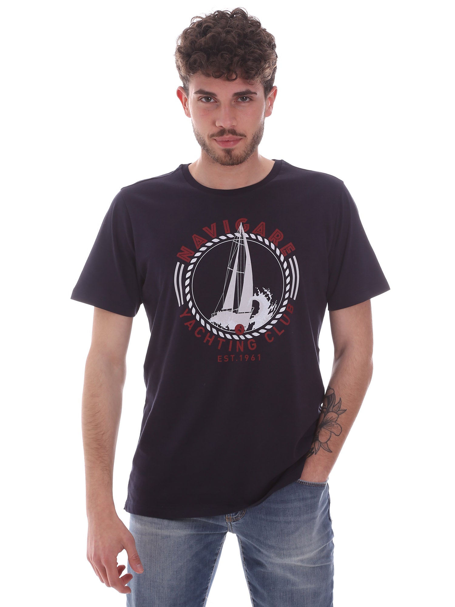 T-shirt Blu Navigare