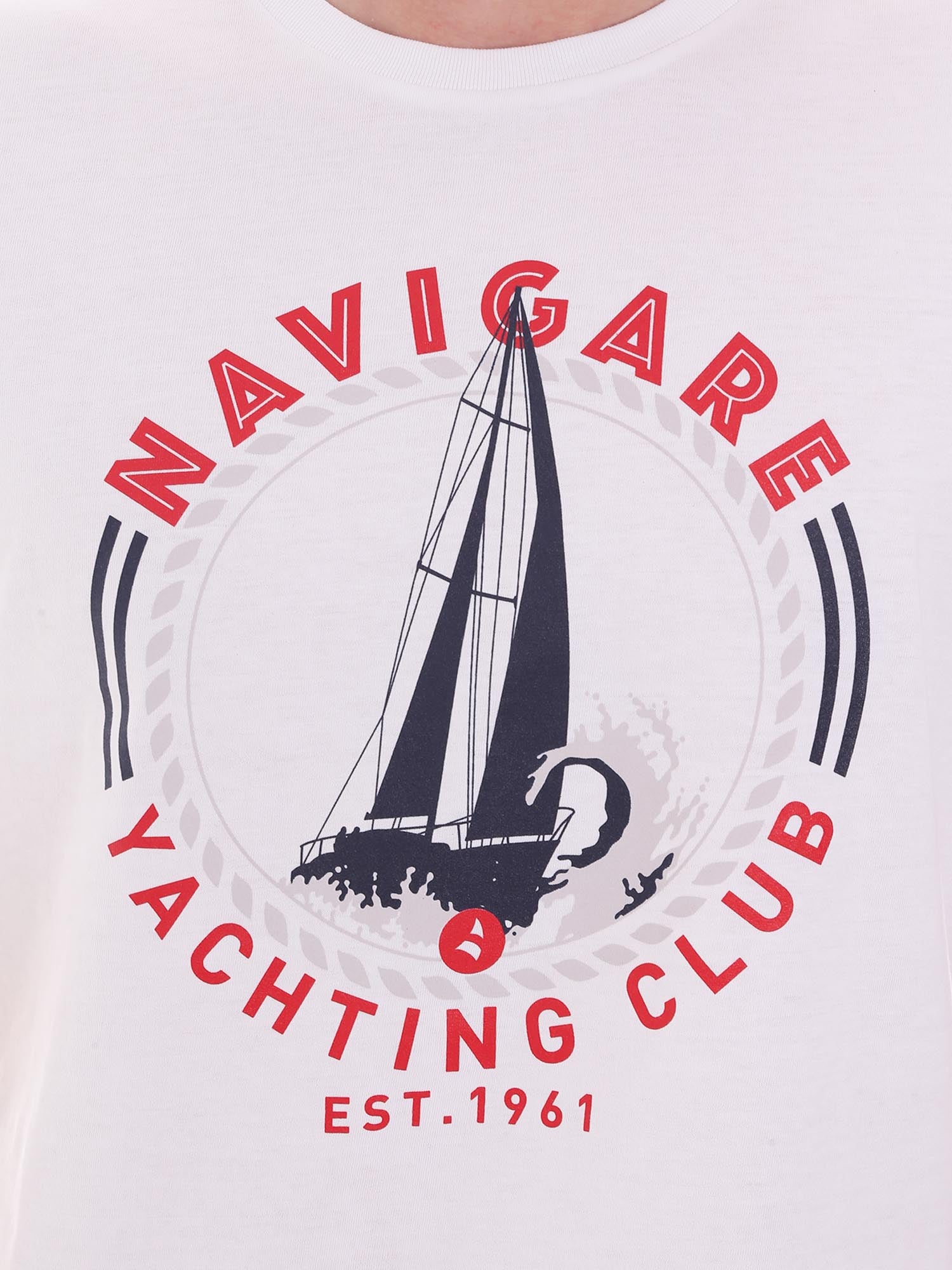 T-shirt Bianco Navigare