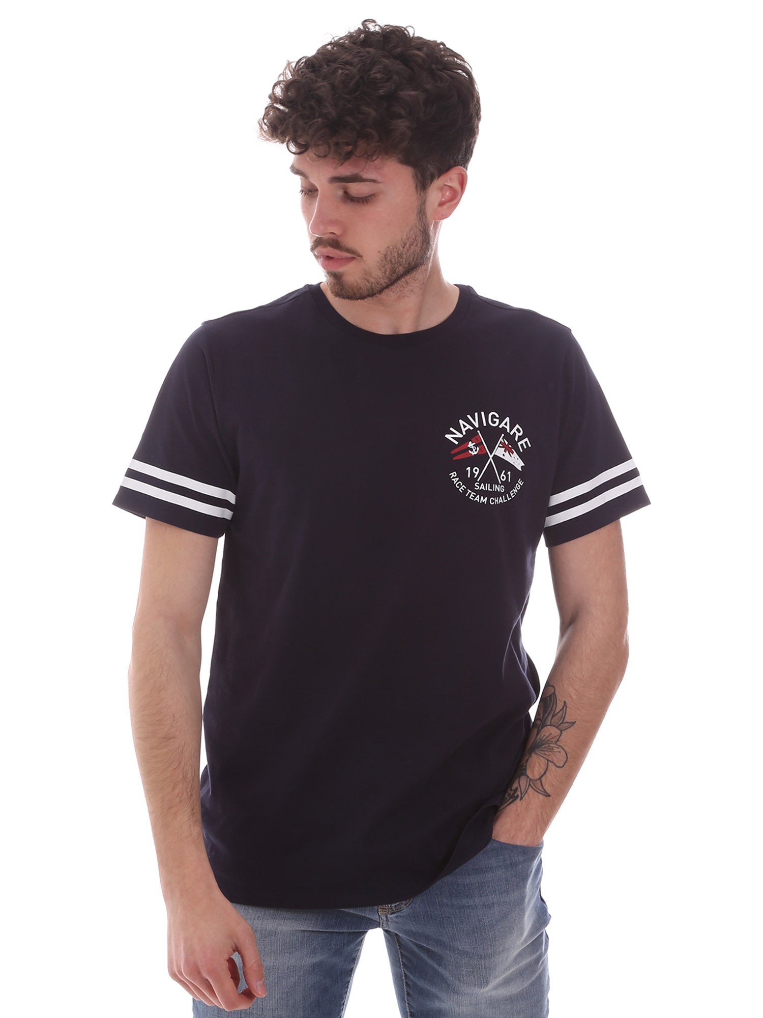 T-shirt Blu Navigare