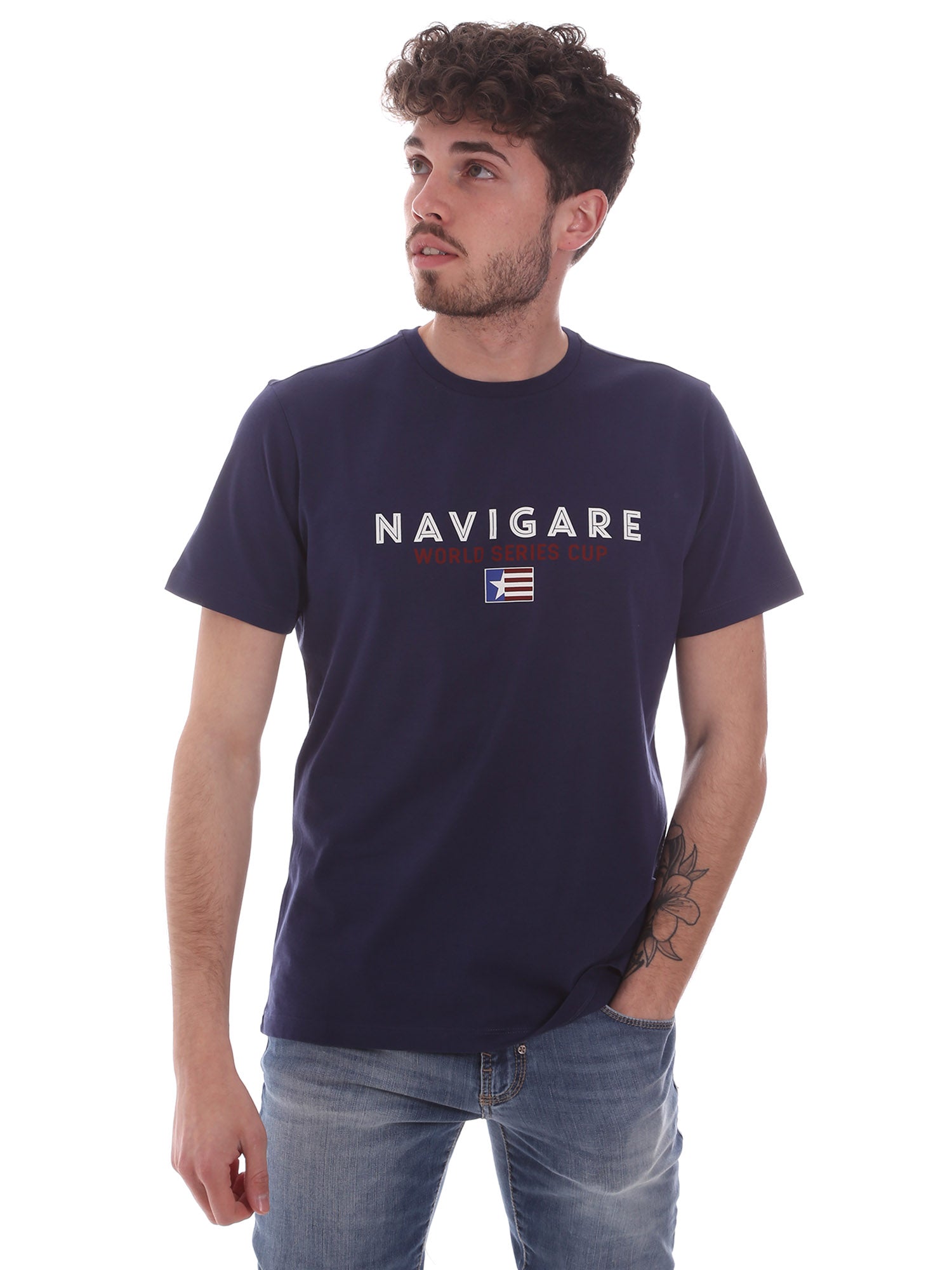 T-shirt Blu Navigare