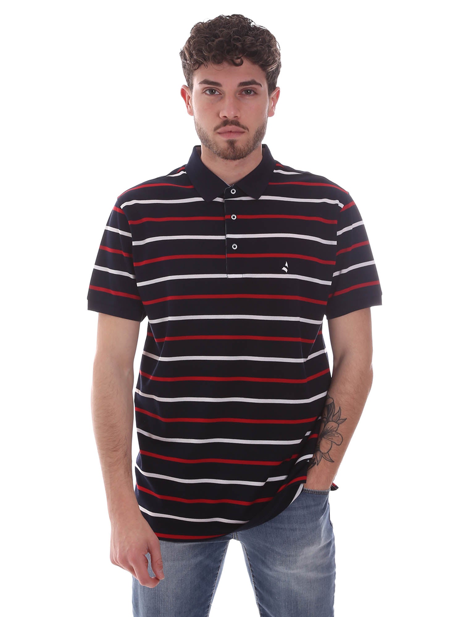 Polo Blu Scuro Navigare