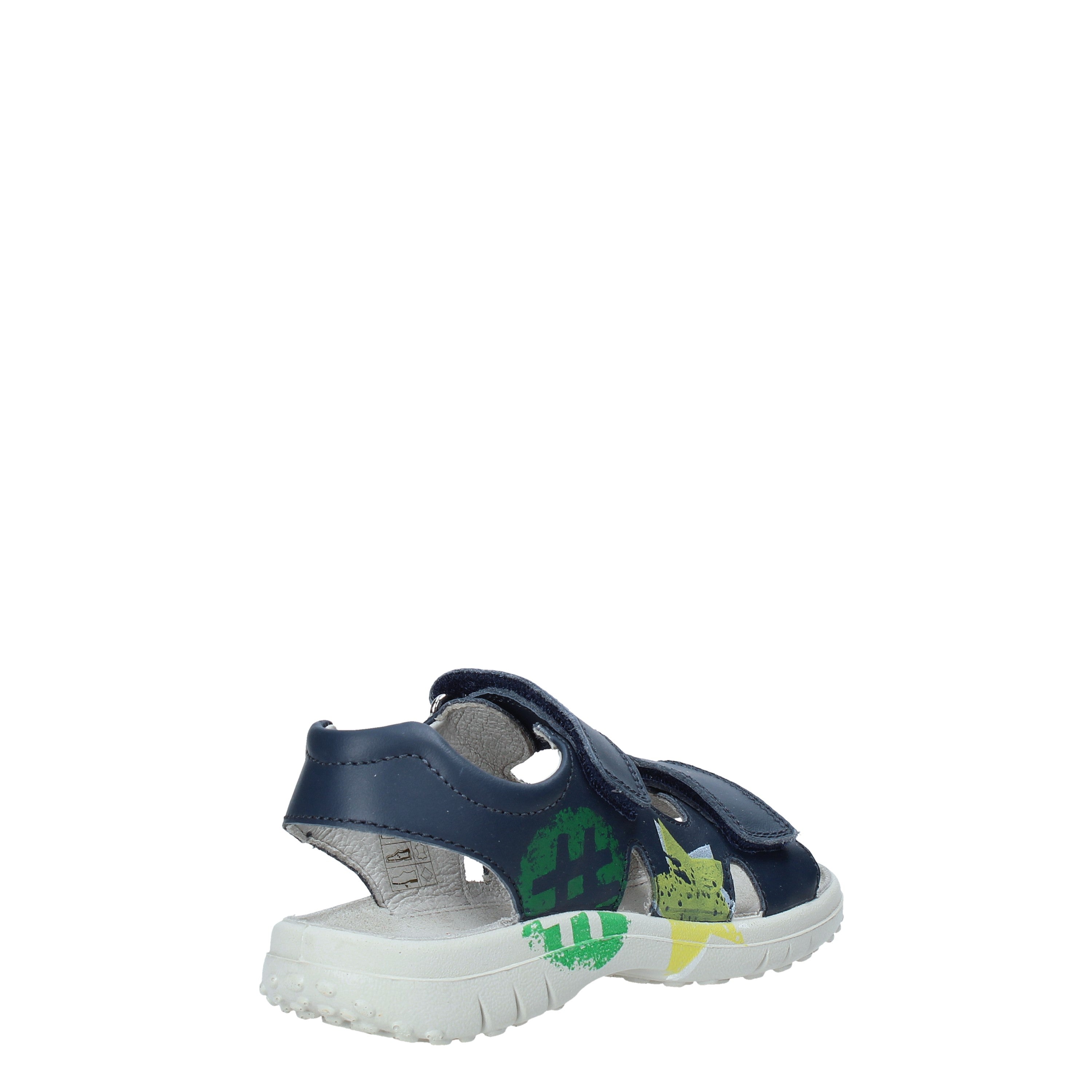 Sandali con strappi Blu Naturino