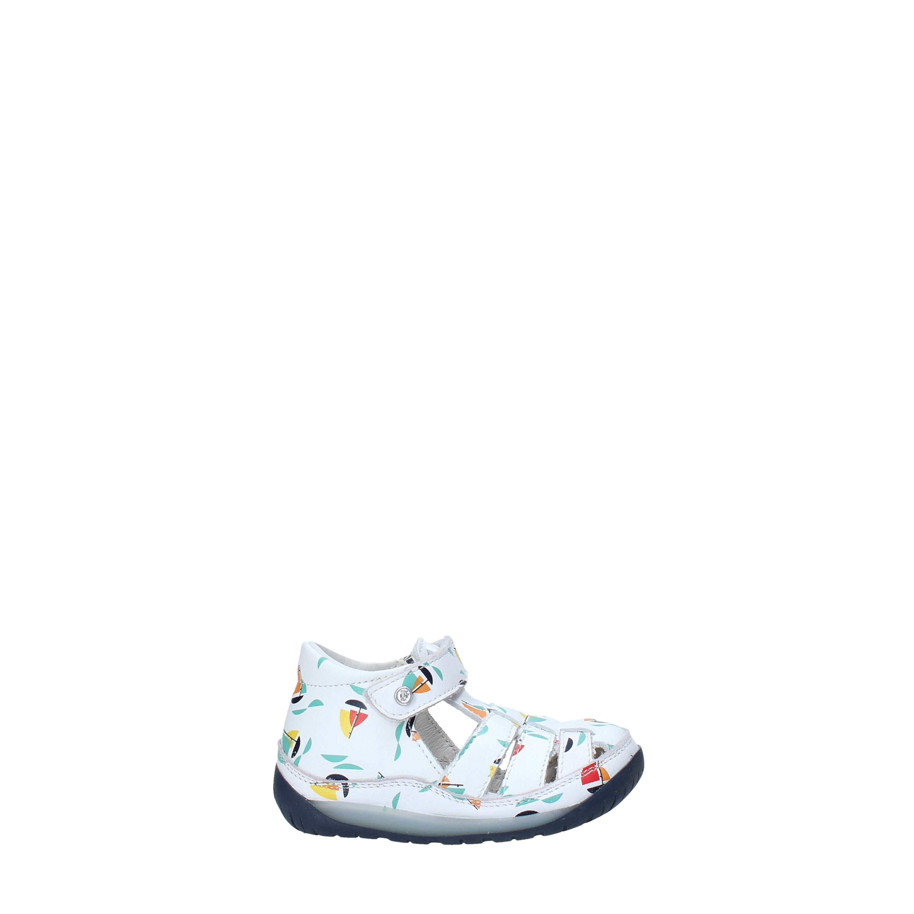 Sandali con strappi Bianco Falcotto