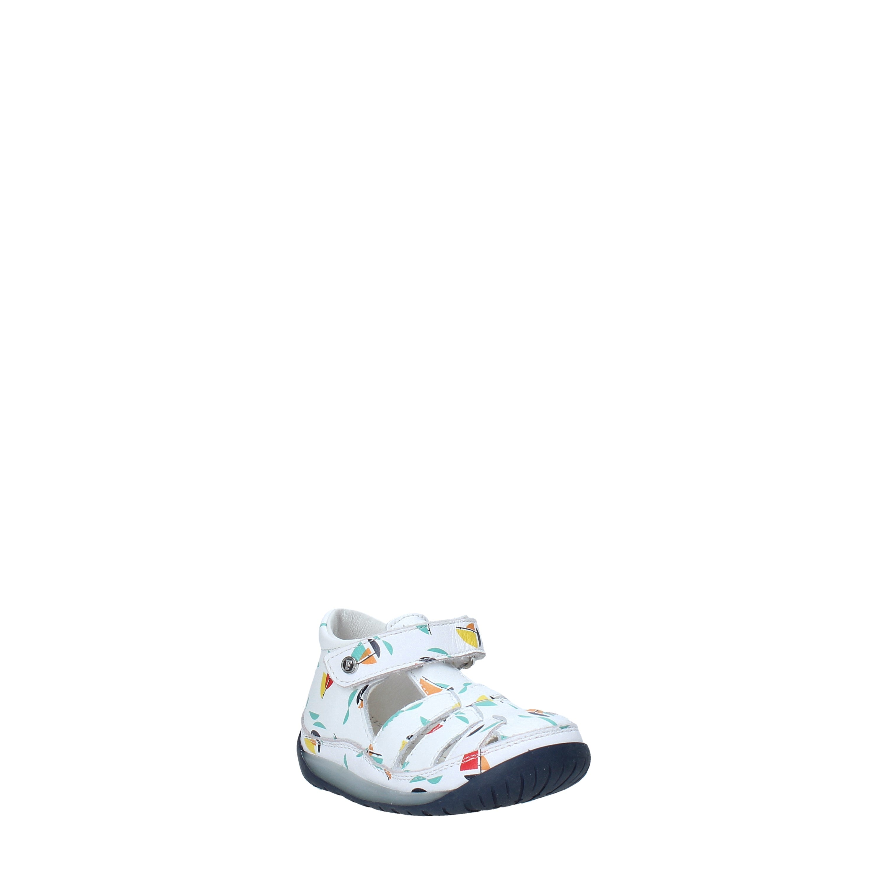 Sandali con strappi Bianco Falcotto