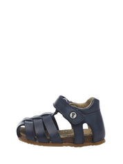 Sandali con strappi Blu Navy Falcotto
