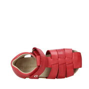 Sandali con strappi Rosso Falcotto