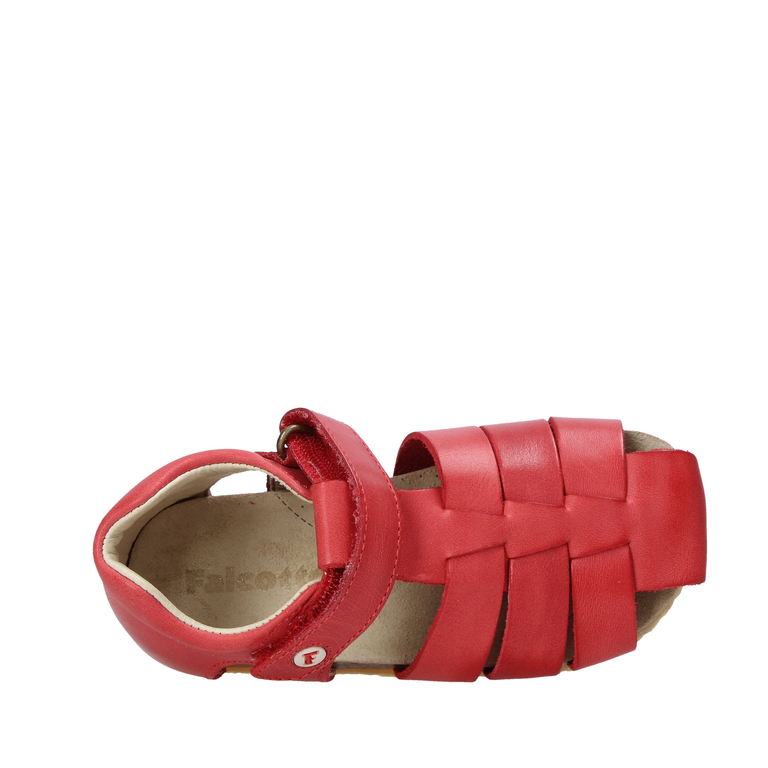 Sandali con strappi Rosso Falcotto