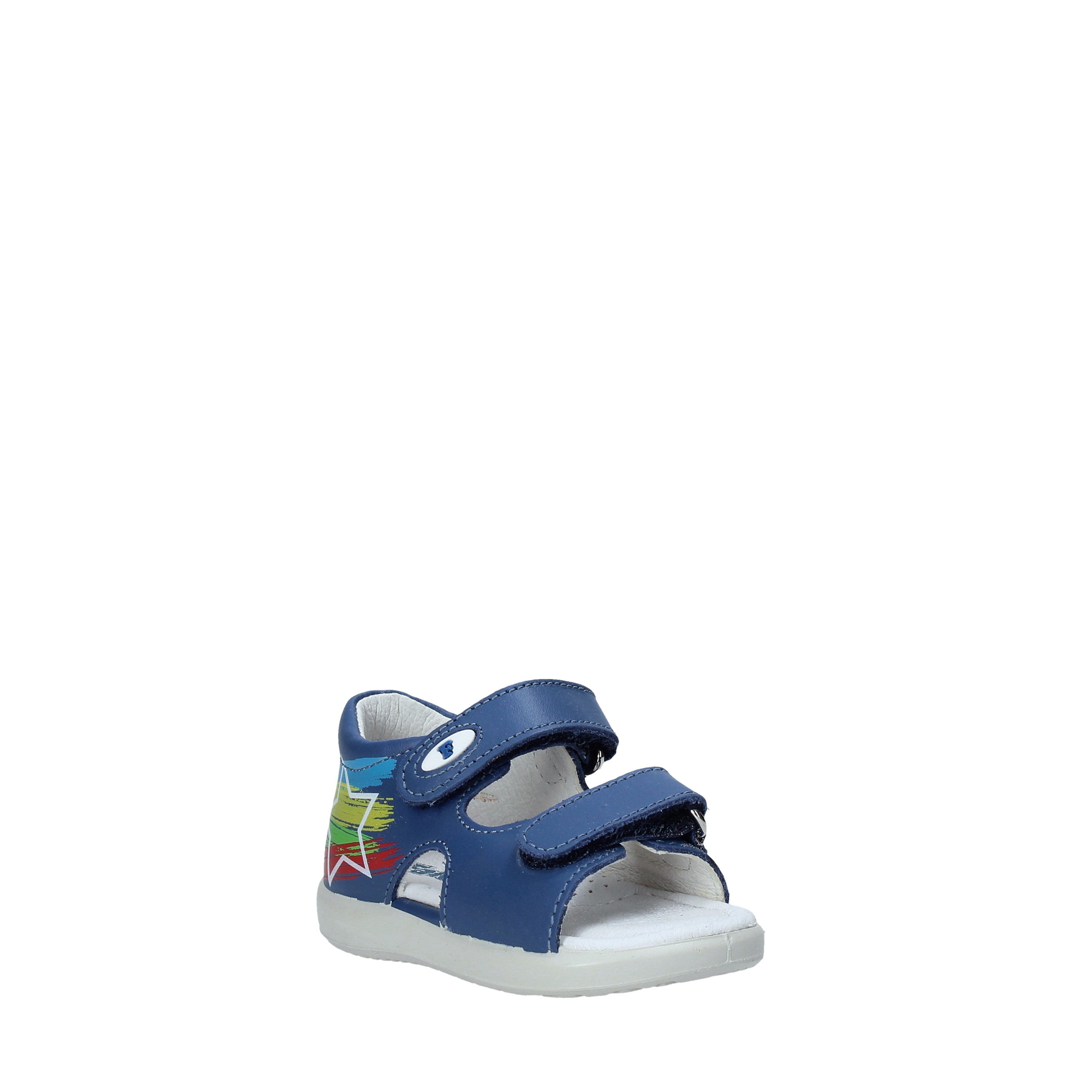 Sandali con strappi Blu Falcotto