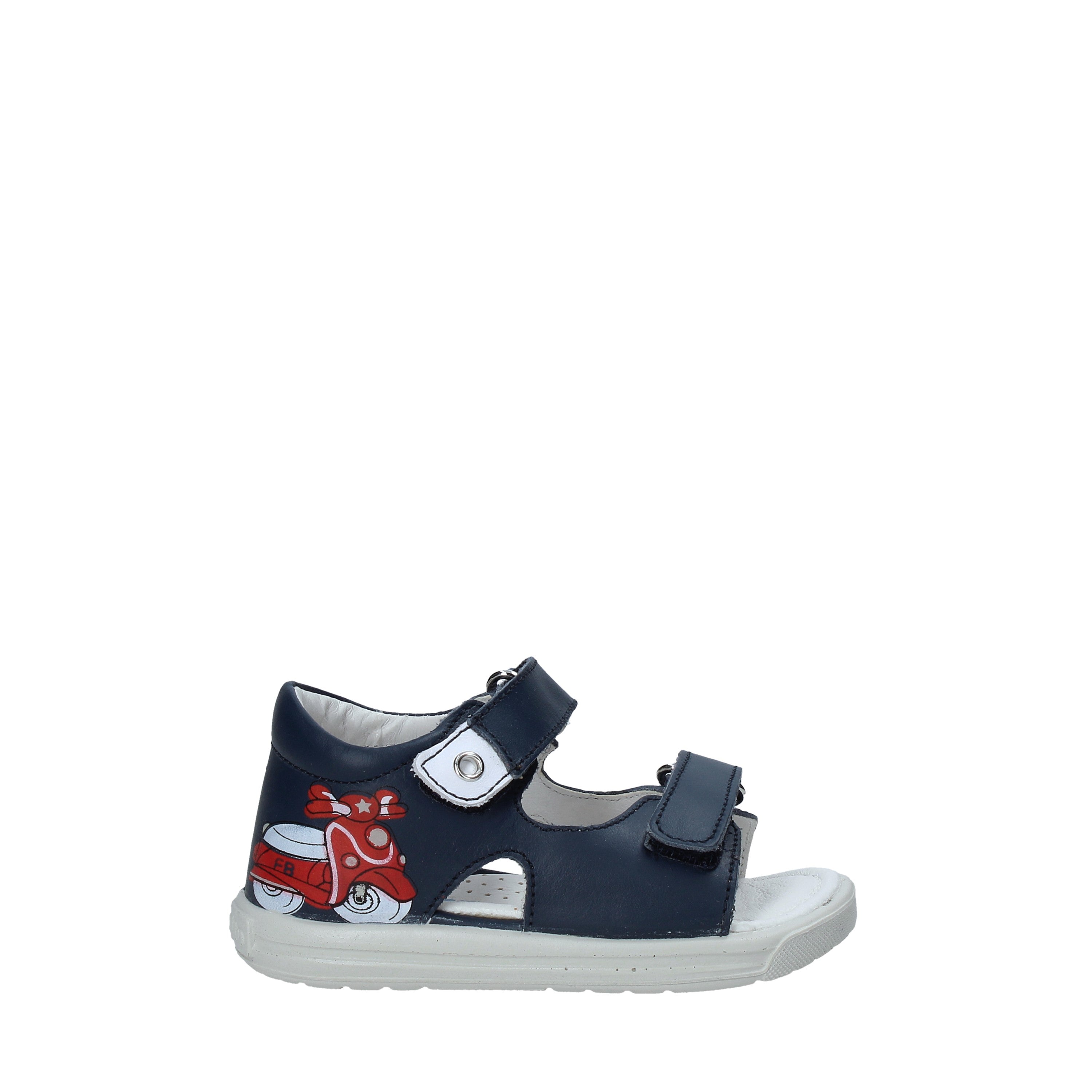 Sandali con strappi Blu Falcotto