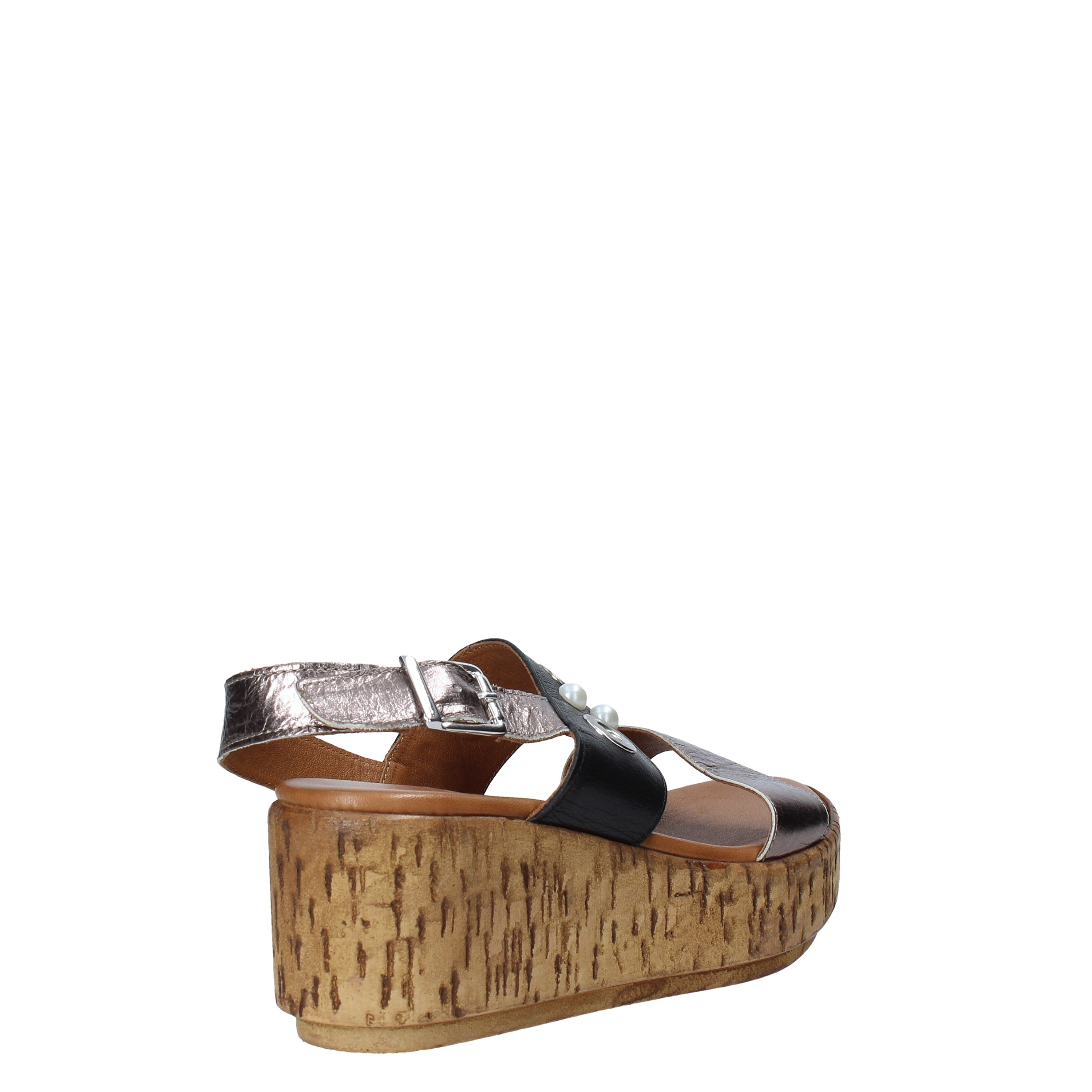 Sandali zeppa Grigio Melluso