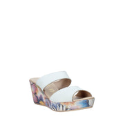 Sandali zeppa Bianco Melluso