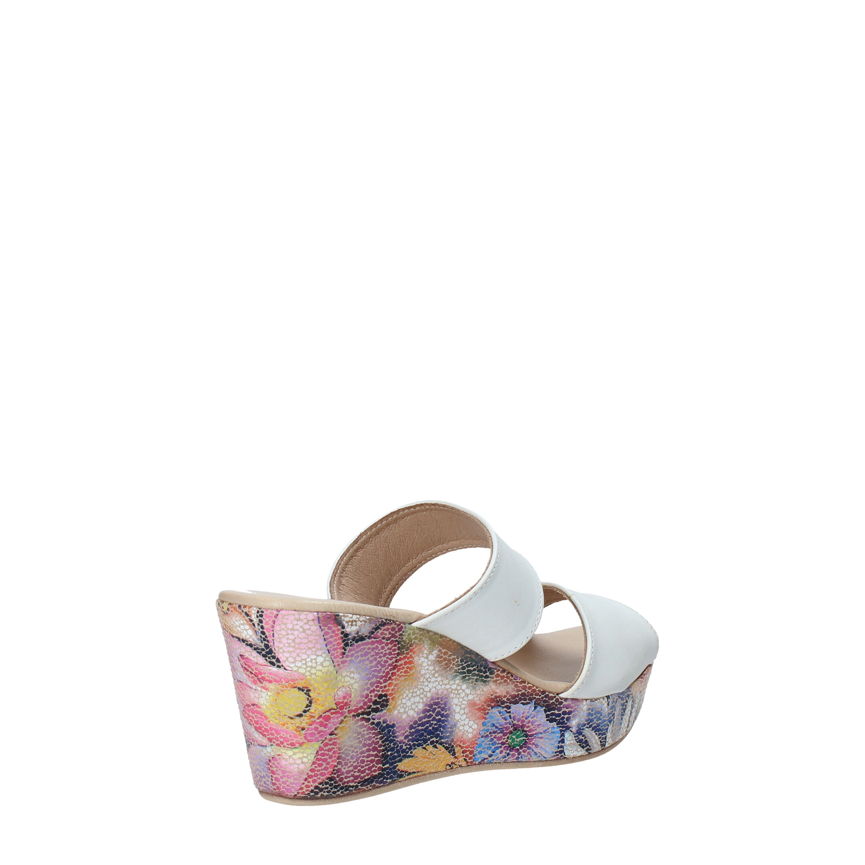 Sandali zeppa Bianco Melluso