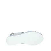 Sandali zeppa Argento Melluso