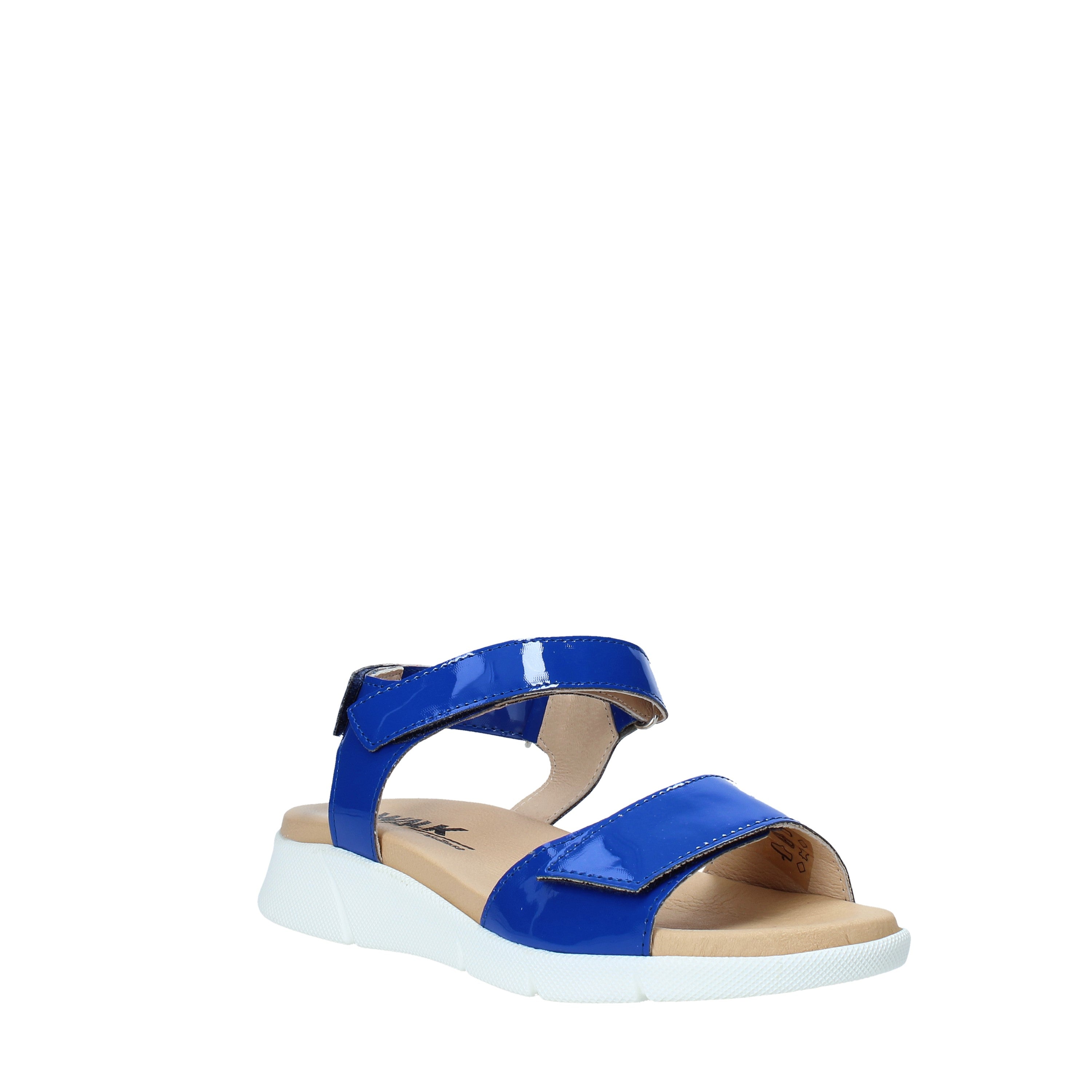 Sandali zeppa Blu Melluso