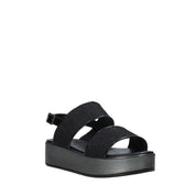 Sandali zeppa Nero Melluso