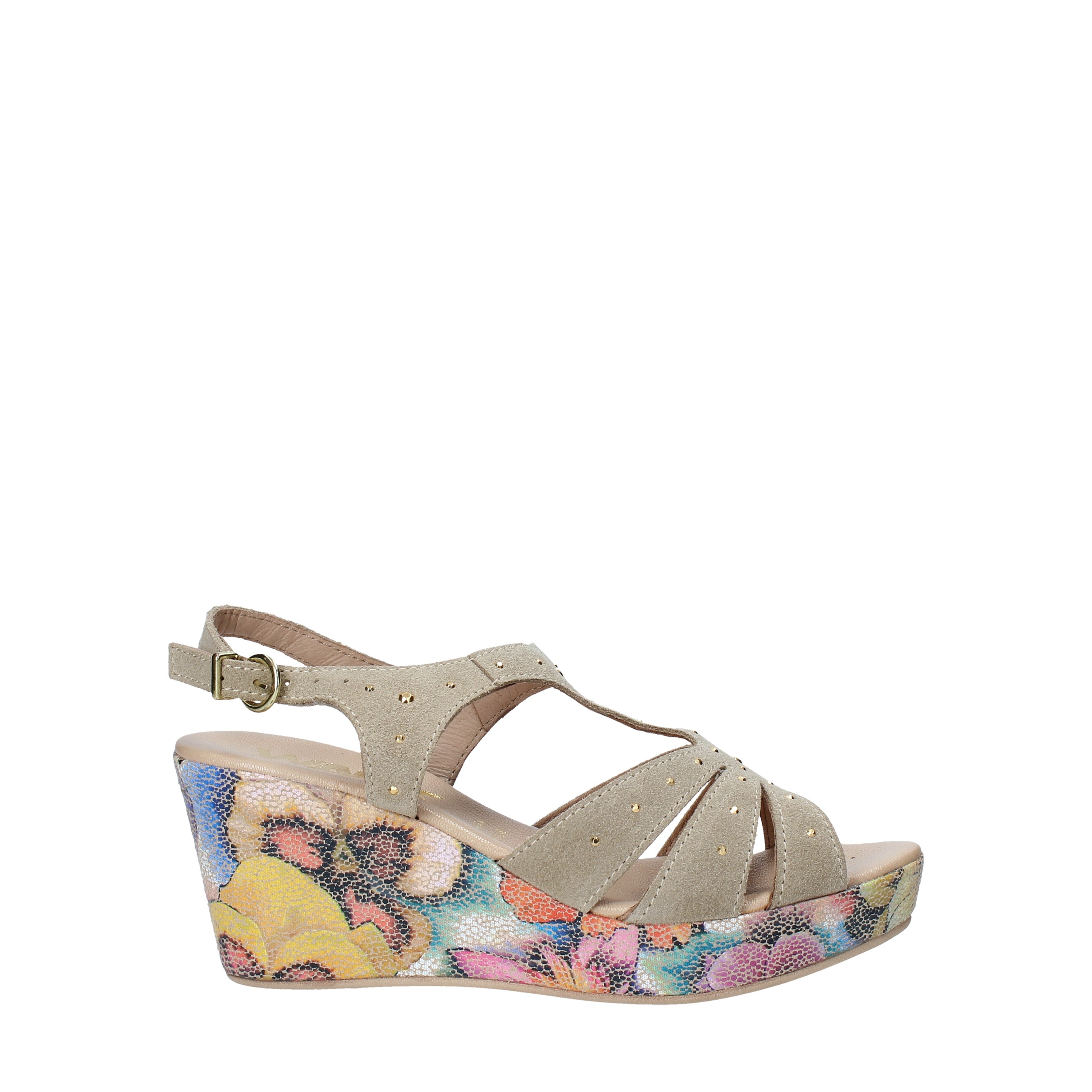 Sandali zeppa Beige Melluso