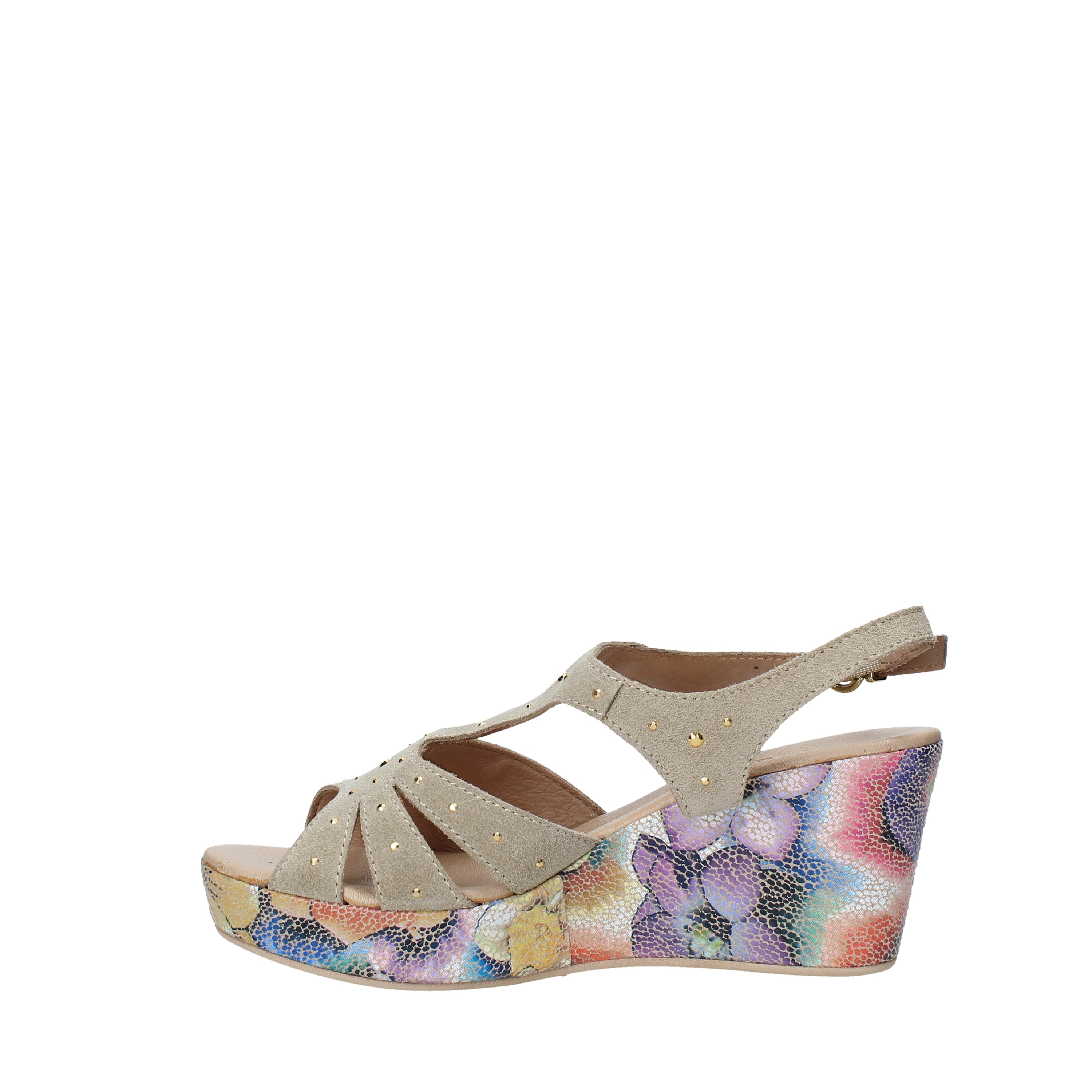 Sandali zeppa Beige Melluso