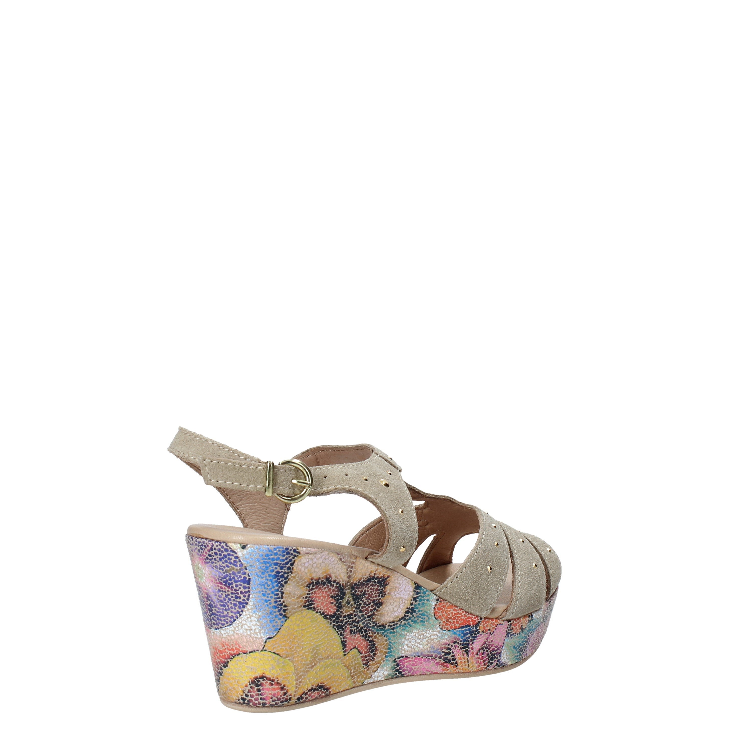 Sandali zeppa Beige Melluso