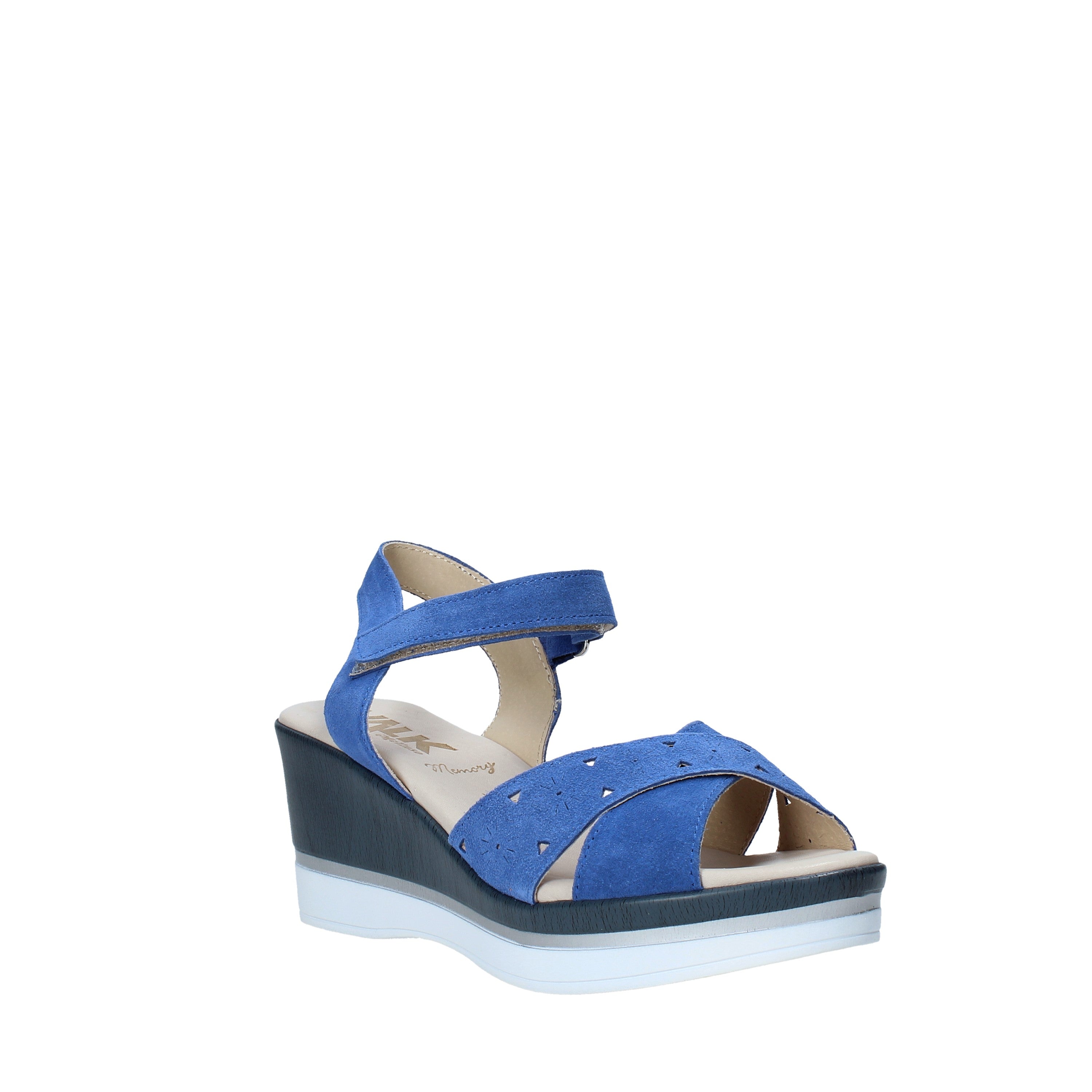 Sandali zeppa Blu Jeans Melluso