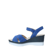 Sandali zeppa Blu Jeans Melluso