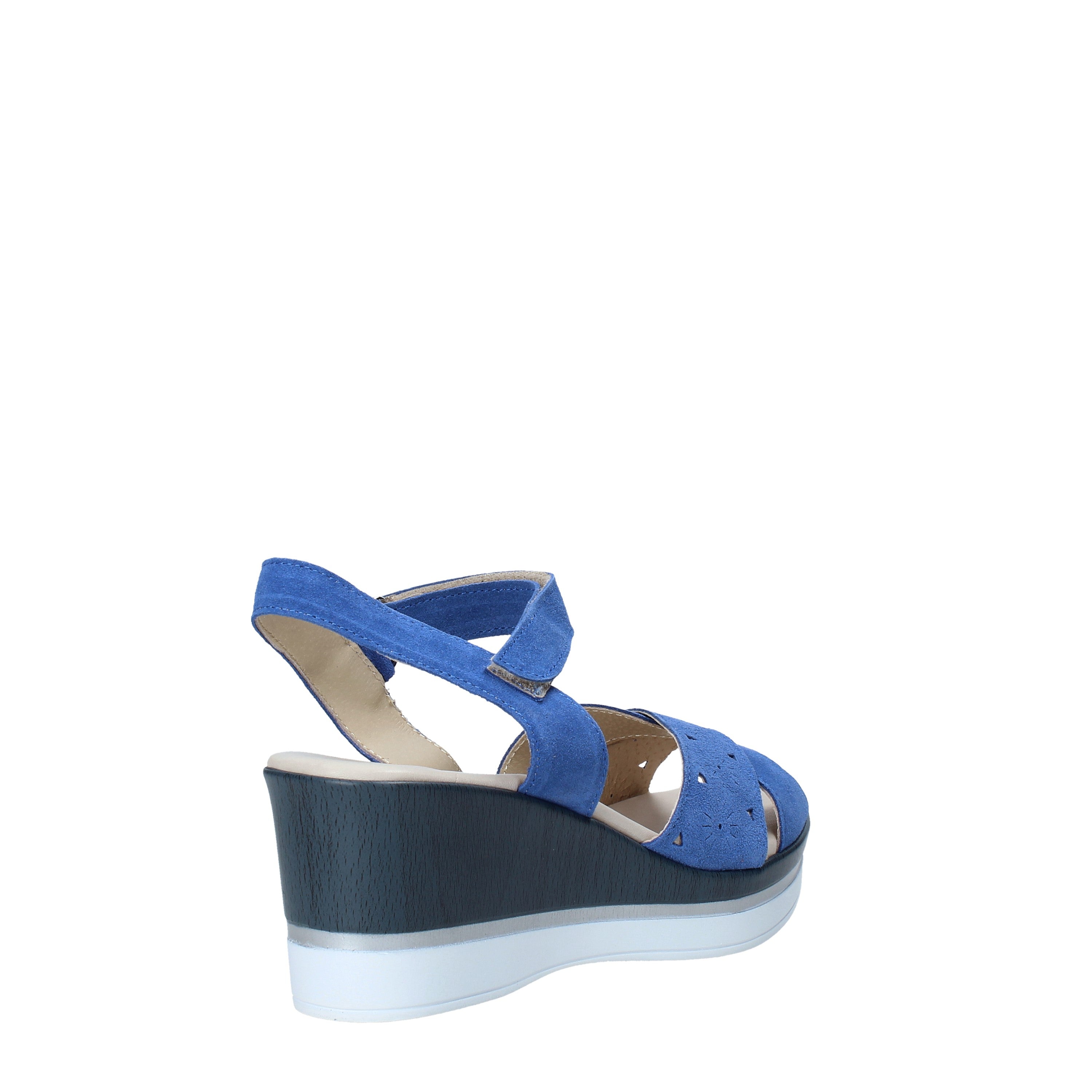 Sandali zeppa Blu Jeans Melluso