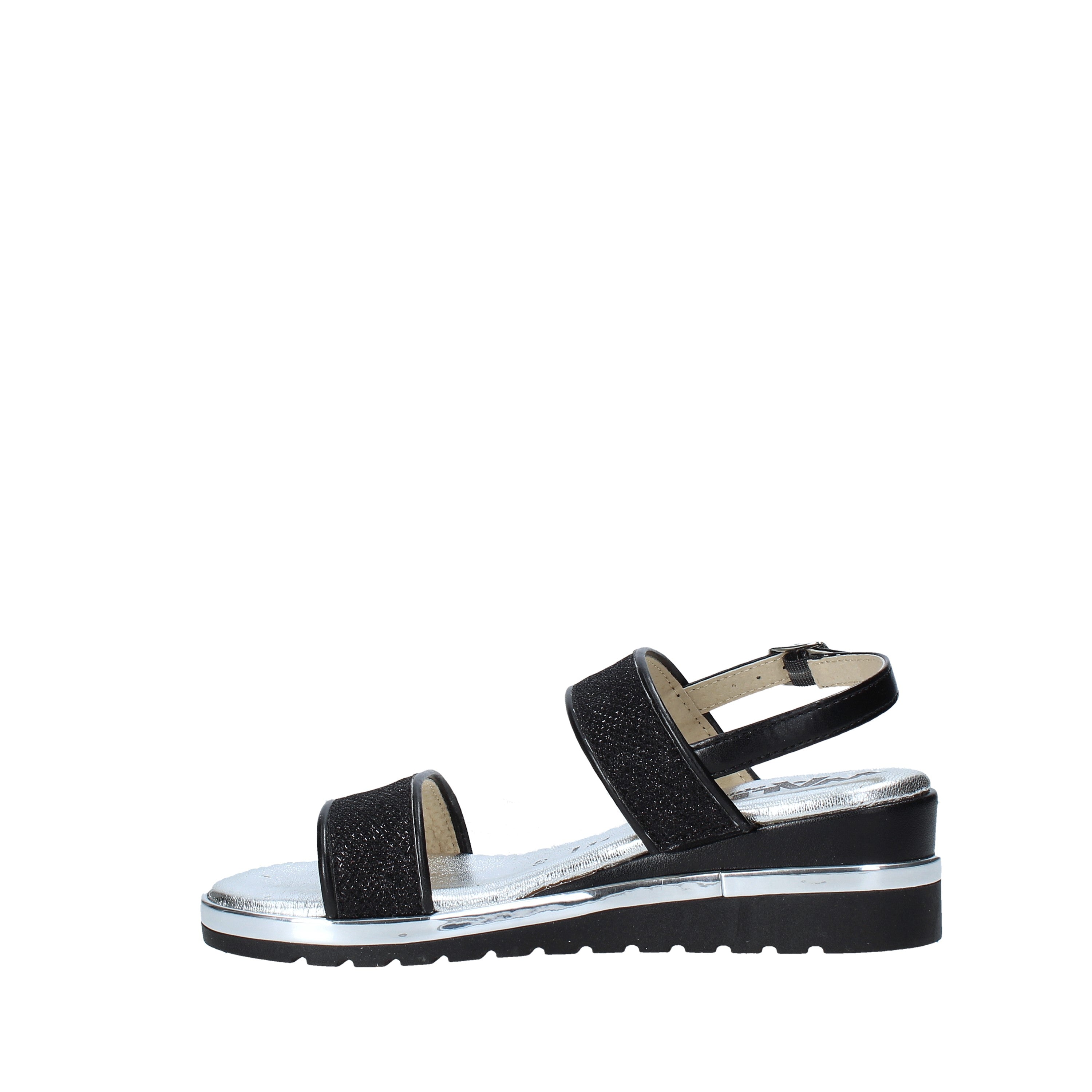 Sandali zeppa Nero Melluso